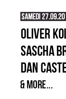 Oliver Koletzki, Sascha Braemer, Dan Caster en live