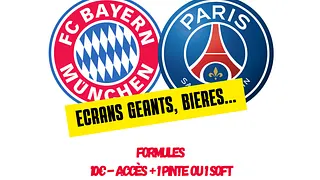 diffusion match de football FC Bayern - PSG
