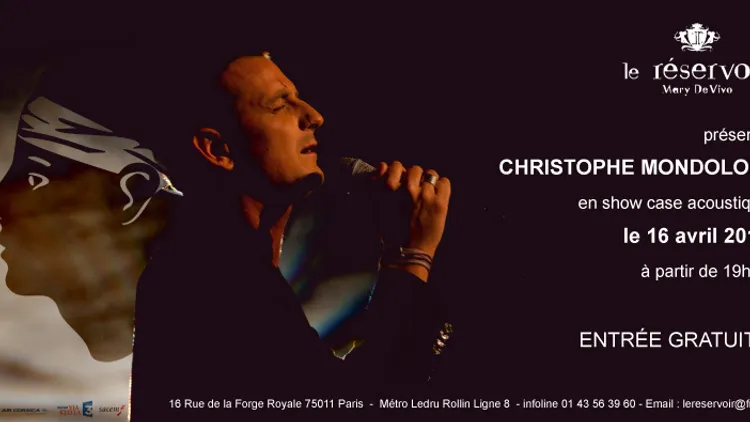 Showcase de CHRISTOPHE MONDOLONI