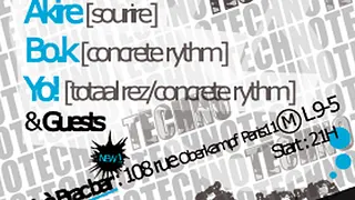 Concrete rythm fait son [techno] show