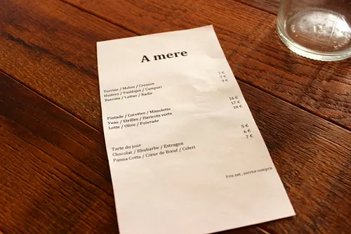 A Mere Restaurant Paris