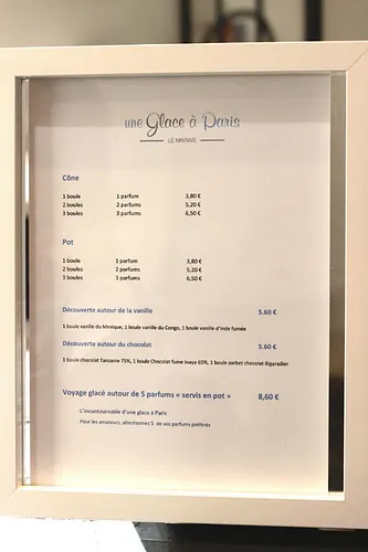 Une Glace à Paris Shop Paris