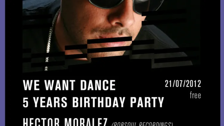 WE WANT DANCE 5 years birthday party