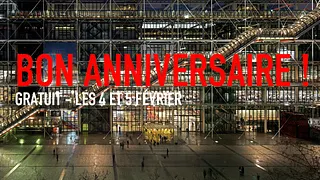Le Centre Georges Pompidou fête ses 40 ans
