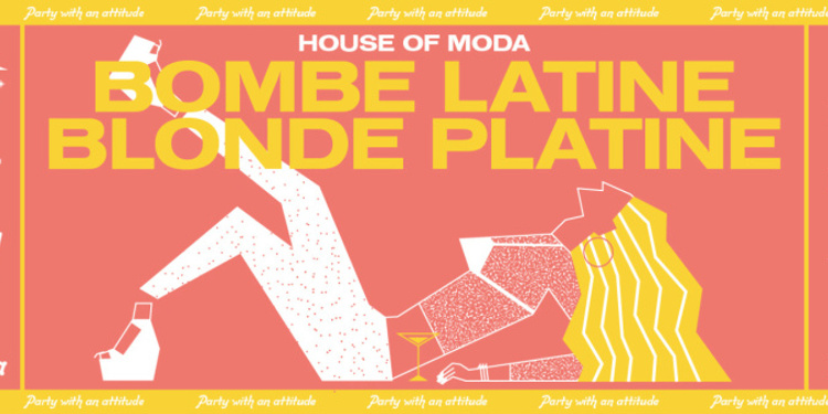 House Of Moda Bombe Latine / Blonde Platine