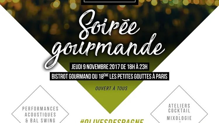 Ateliers et dégustations autour des Olives d'Espagne du 9 au 16 novembre 2017