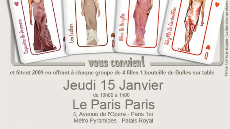 Afterwork JeudiOnly au Paris Paris