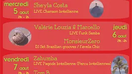 Paris/rio: Live Valérie Louzia&marcello + Mr Zero