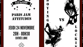 Paris Jam Attitude// Bboying vs Locking