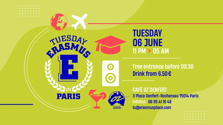 TUESDAY ERASMUS IN PARIS