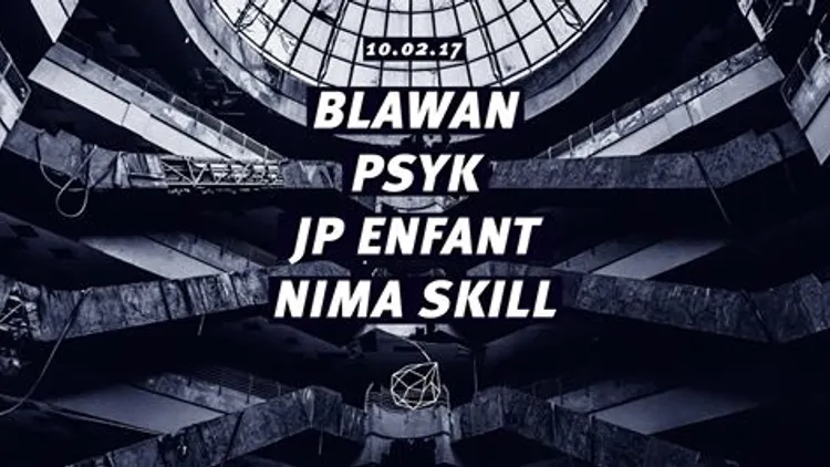 Concrete : Blawan, Psyk, JP Enfant / Woodfloor: Nimä Skill