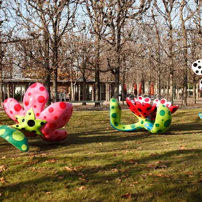 Des fleurs géantes ont poussé aux Tuileries