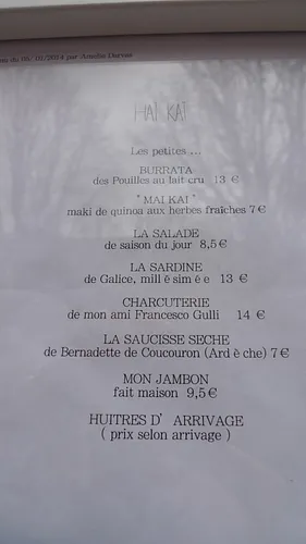 Haï Kaï Restaurant Paris