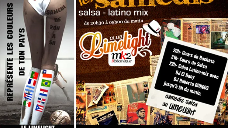 Samedi Salsa Latino Mix - Au Limelight 20h À 05h