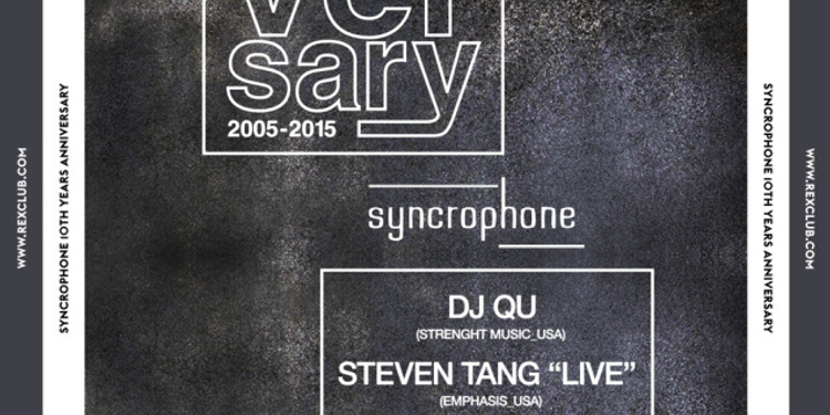 SYNCROPHONE 10TH YEARS ANNIVERSARY