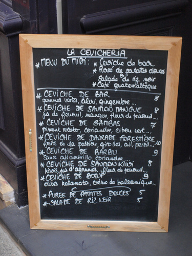 La Cevicheria Restaurant Paris