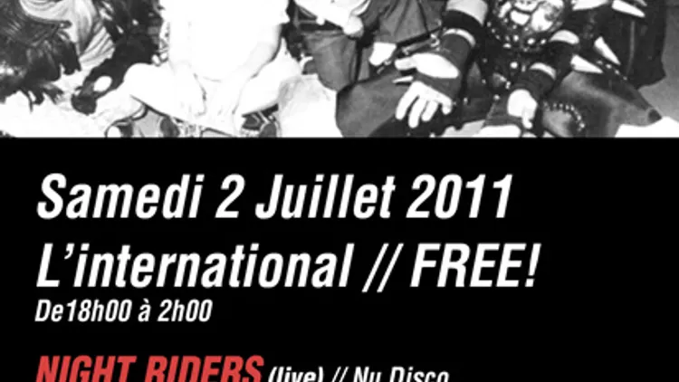 CONCERT NIGHT RIDERS + GERMANY GERMANY + CONTROL