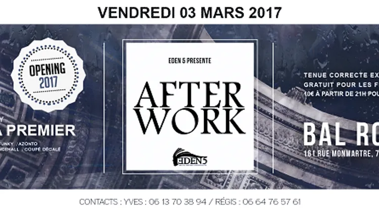 AFTERWORK BY EDEN5