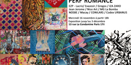 Exposition Perf'romance à la galerie Ligne13