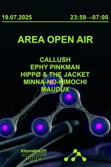 AREA OPEN AIR: EPHY PINKMAN, HIPPØ & THE JACKET, CALLUSH