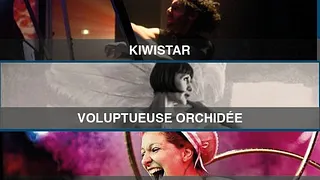 Dimie Cat + Kiwistar + Voluptueuse Orchidée + Lila Chupa-Hoops - Swing Circle Festival