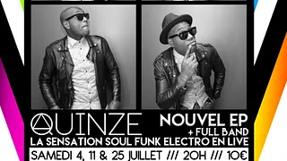 QUINZE Nouvel Ep "Multicolor" en concert