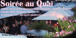 PARTY  2010-Péniche Le QUAI avec buffet offert