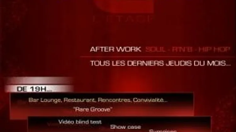 So New ! So Fresh ! L'afterwork
