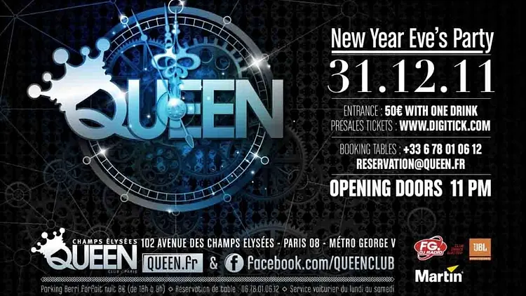 New Year's Eve Party @ Queen