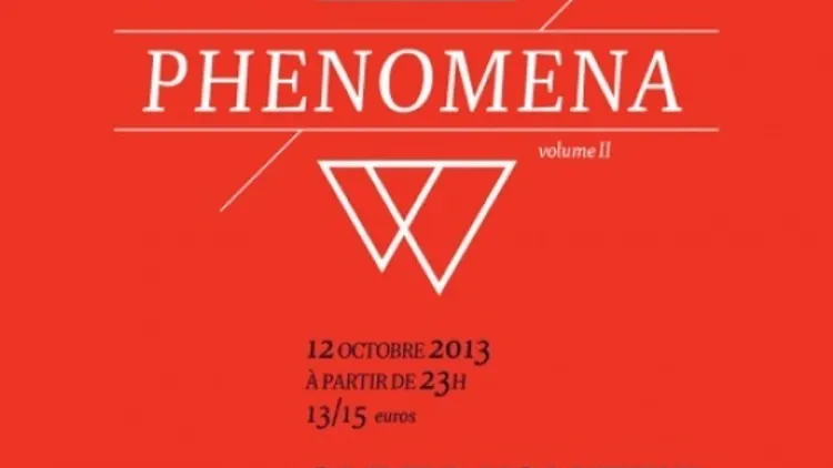 PHENOMENA avec Oliver Koletzki, Kellerkind,Synapson