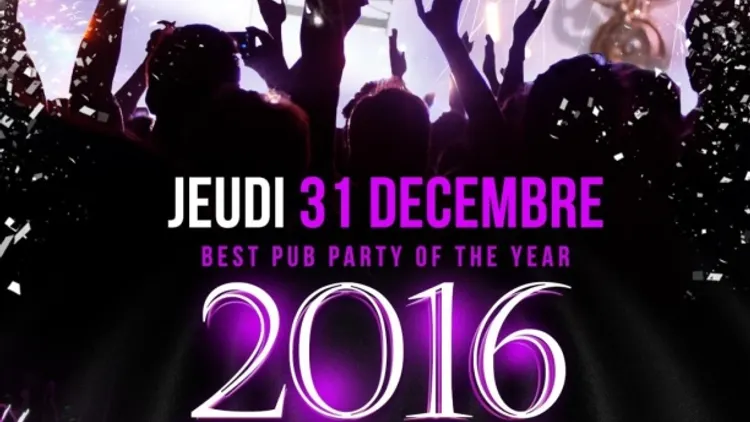 New Year 2016 : The best pub party in Paris