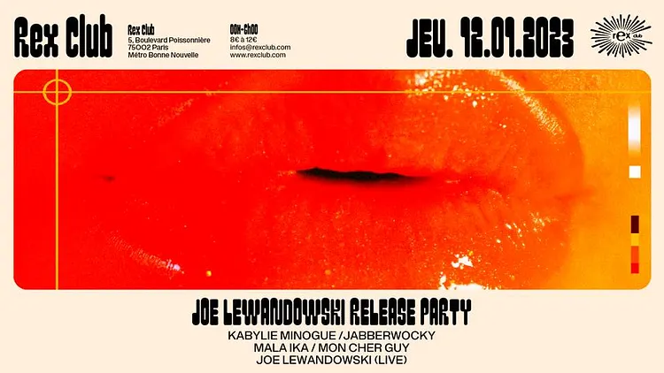 Joe Lewandowski Release Party w/ Kabylie Minogue, Jabberwocky, Mala Ika & Mon Cher Guy