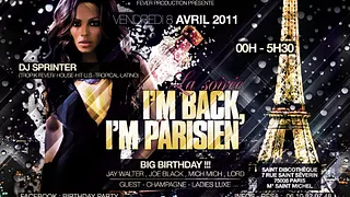 I'M BACK, I'M PARISEN !!!