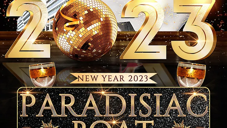 PARADISIAC CROISIERE VIP BOAT PARTY NEW YEAR (2 AMBIANCES /OPEN BAR/ REVEILLON MAGIQUE SUR LA SEINE)