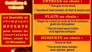Soirée de noël au Caffé Créole