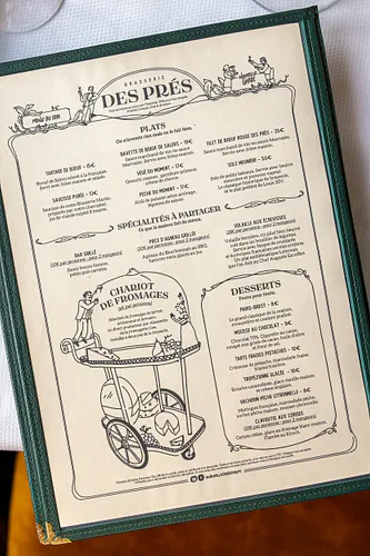 Brasserie des Prés Restaurant Paris