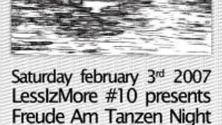 Lessizmore Présente “freude Am Tanzen Night”