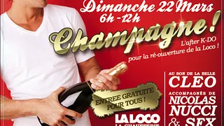 La Loco vous offre une coupe de C H A M P A G N E!