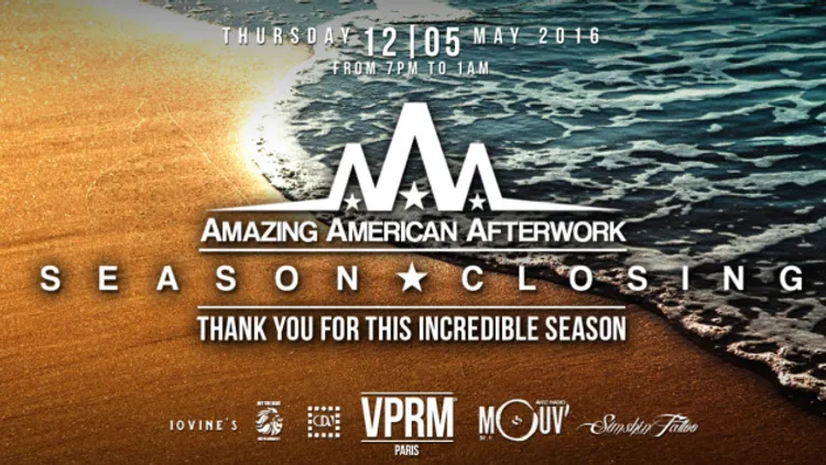 AFTERWORK VIP ROOM - SEASON CLOSING