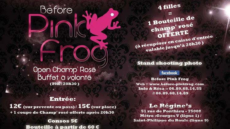 BEFORE PINK FROG