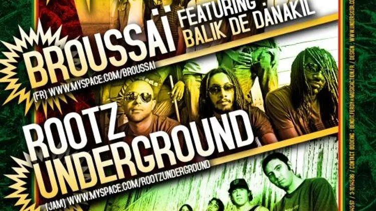 Rebelution + Broussaï + Rootz Underground