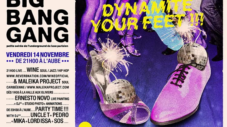 Big Bang Gang party..... Dynamite your feet !!!