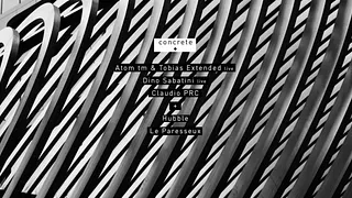 CONCRETE: ATOM tm & TOBIAS Extended Live, DINO SABATINI Live, CLAUDIO PRC / HUBBLE, LE PARESSEUX