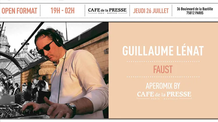 Aperomix by Café de la Presse with Guillaume Lénat