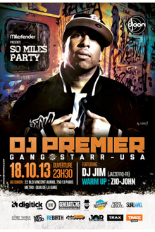 So Miles Party : DJ Premier + Dj Jim + Zio-John