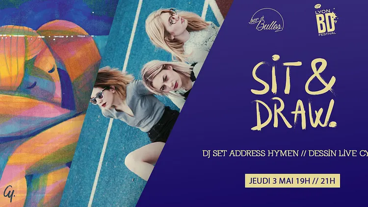 Sit & Draw par le Lyon BD Festival