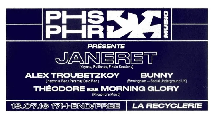 Phosphore Music x La REcyclerie