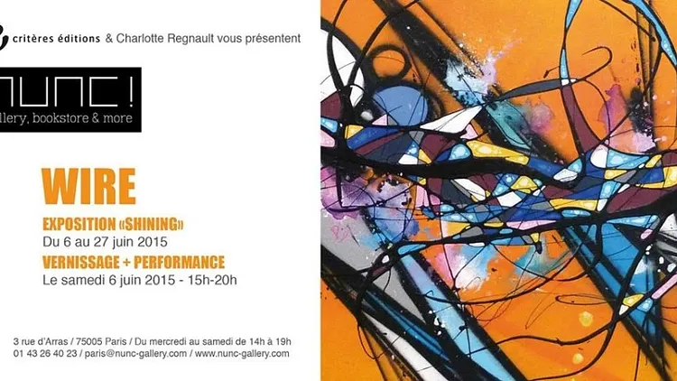 SOLO SHOW : Exposition de WIRE