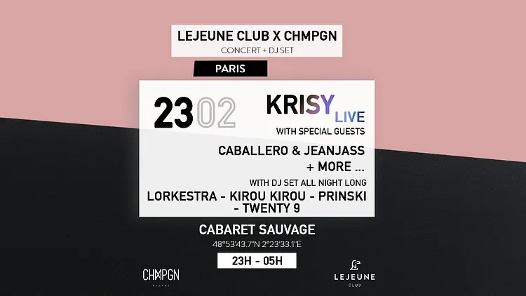 CHMPGN X LeJeune Club: Krisy invite Caballero, JeanJass & More