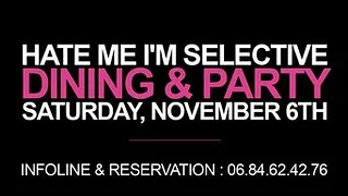 HATE ME I'M SELECTIVE PARTY